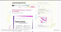 Desktop Screenshot of plwempowered.wordpress.com