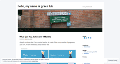 Desktop Screenshot of gracewkluk.wordpress.com