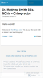 Mobile Screenshot of drmsmith.wordpress.com
