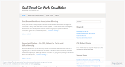 Desktop Screenshot of eastbarnetcarparks.wordpress.com