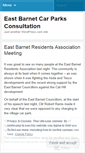 Mobile Screenshot of eastbarnetcarparks.wordpress.com