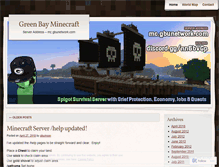 Tablet Screenshot of minecraftgb.wordpress.com