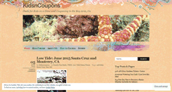 Desktop Screenshot of kidsncoupons.wordpress.com