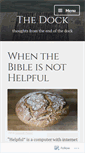Mobile Screenshot of endofthedock.wordpress.com