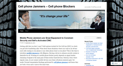 Desktop Screenshot of cellphonejamers.wordpress.com