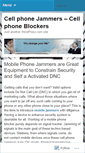 Mobile Screenshot of cellphonejamers.wordpress.com