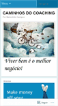 Mobile Screenshot of caminhosdocoaching.wordpress.com