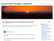 Tablet Screenshot of davidrtayloreducation.wordpress.com