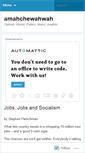 Mobile Screenshot of amahchewahwah.wordpress.com