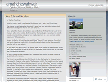 Tablet Screenshot of amahchewahwah.wordpress.com