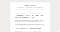 Desktop Screenshot of clashofclansastucefr.wordpress.com