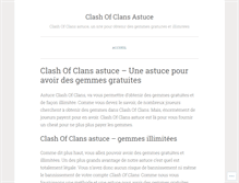 Tablet Screenshot of clashofclansastucefr.wordpress.com