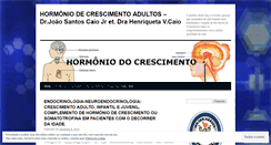 Desktop Screenshot of hormoniocrescimentoadultos.wordpress.com