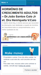 Mobile Screenshot of hormoniocrescimentoadultos.wordpress.com