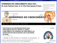 Tablet Screenshot of hormoniocrescimentoadultos.wordpress.com