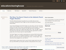 Tablet Screenshot of educationclearinghouse.wordpress.com