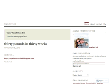 Tablet Screenshot of angelaunraveled.wordpress.com
