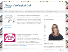 Tablet Screenshot of mariagardneruk.wordpress.com