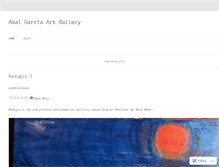 Tablet Screenshot of abalgarciaartgallery.wordpress.com