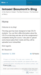 Mobile Screenshot of ismaeelbeaumont.wordpress.com