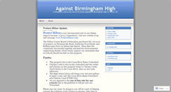 Desktop Screenshot of againstbhamhigh.wordpress.com