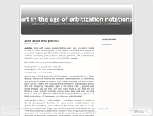 Tablet Screenshot of orbitart.wordpress.com