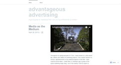 Desktop Screenshot of advantageousadvertising.wordpress.com