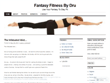 Tablet Screenshot of fantasyfitnessdru.wordpress.com