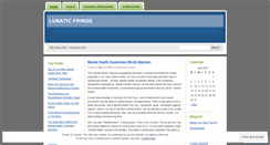 Desktop Screenshot of lunatickfringe.wordpress.com