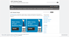 Desktop Screenshot of lmwebsitedesign.wordpress.com