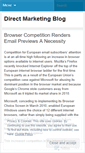 Mobile Screenshot of directmarketingandmore.wordpress.com