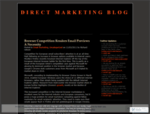 Tablet Screenshot of directmarketingandmore.wordpress.com