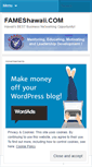 Mobile Screenshot of fameshawaii.wordpress.com