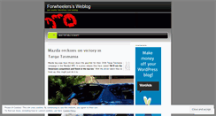 Desktop Screenshot of forwheelers.wordpress.com