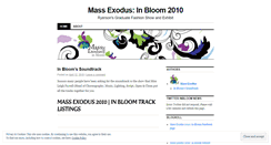 Desktop Screenshot of massexodus.wordpress.com