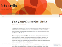 Tablet Screenshot of ktxardis.wordpress.com