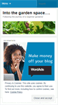 Mobile Screenshot of intothegardenspace.wordpress.com