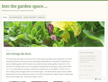 Tablet Screenshot of intothegardenspace.wordpress.com