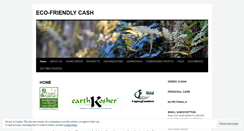 Desktop Screenshot of ecofriendlycash.wordpress.com