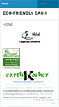 Mobile Screenshot of ecofriendlycash.wordpress.com