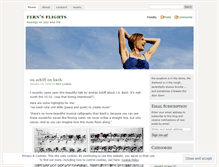 Tablet Screenshot of fernjazz.wordpress.com