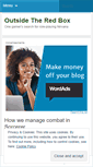 Mobile Screenshot of outsidetheredbox.wordpress.com