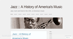 Desktop Screenshot of jazzhistory.wordpress.com