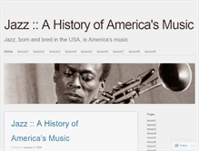 Tablet Screenshot of jazzhistory.wordpress.com