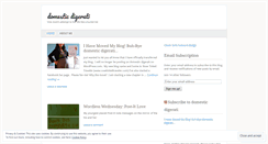 Desktop Screenshot of domesticdigerati.wordpress.com