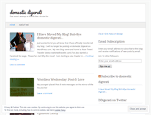 Tablet Screenshot of domesticdigerati.wordpress.com