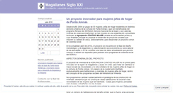 Desktop Screenshot of magallanessigloxxi.wordpress.com