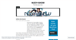 Desktop Screenshot of nudyshow.wordpress.com