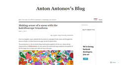 Desktop Screenshot of antonantonov.wordpress.com