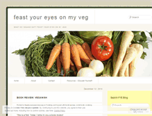 Tablet Screenshot of feastyoureyesonmyveg.wordpress.com